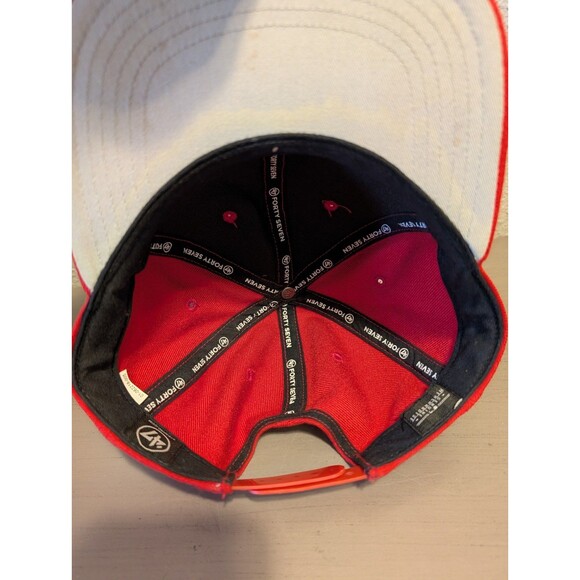 47 Brand MLB LA Angels Red Hat Fitted Cap Baseball Game Day Genuine Merchandise - Picture 2 of 13